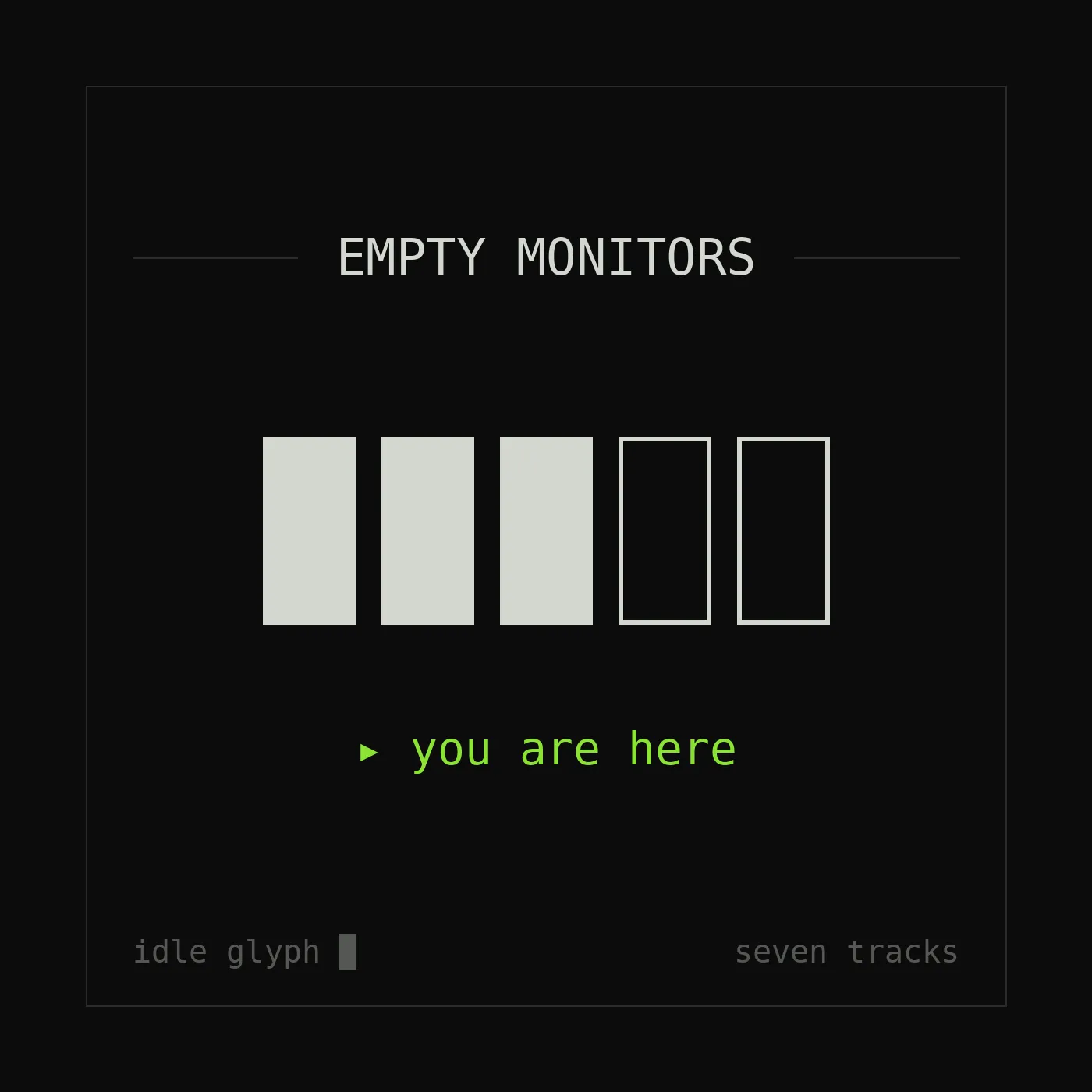 Empty Monitors album cover